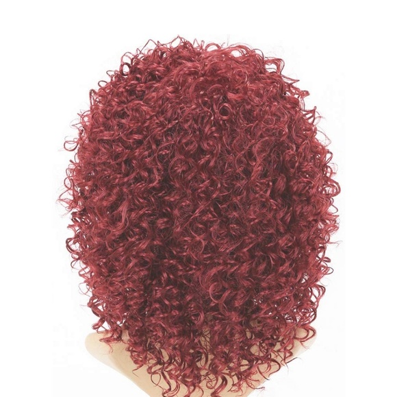 Red Beauty Curly Lace Front Wig main image 2